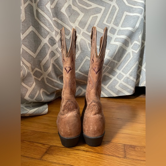 Justin McKayla Leather Cowboy/Western Boots - Picture 9 of 14